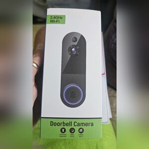 Black Doorbell Camera